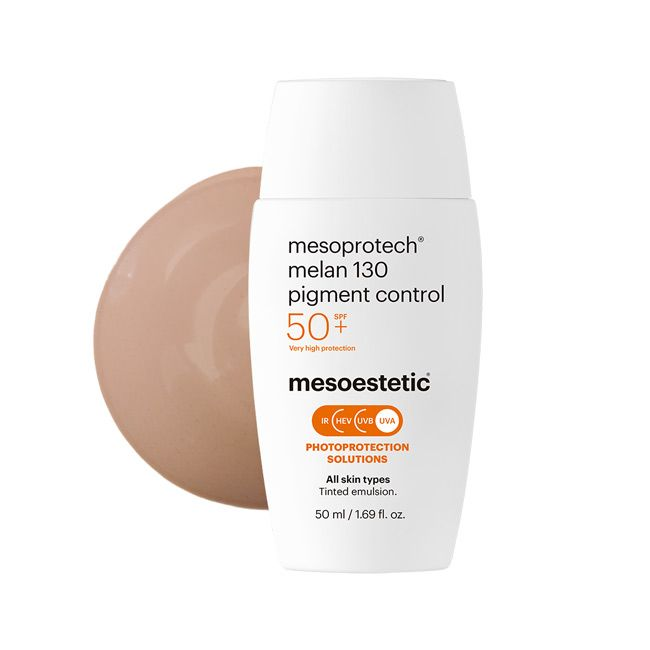 mesoprotech® melan 130 pigment control by Mesoestetic - PHOTOPROTECTION SOLUTIONS available at Teuta's Beauty Center