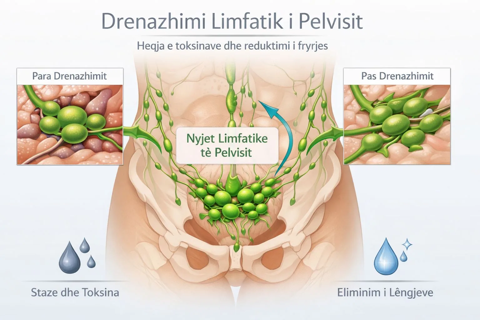 Diagrami i drenazhimit limfatik të pelvisit